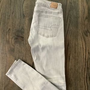 American Eagle super stretch gray jegging size 2